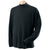 Devon & Jones Men's Black Sueded Cotton Jersey Mock Turtleneck