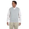 Devon & Jones Men's Grey Heather V-Neck Vest