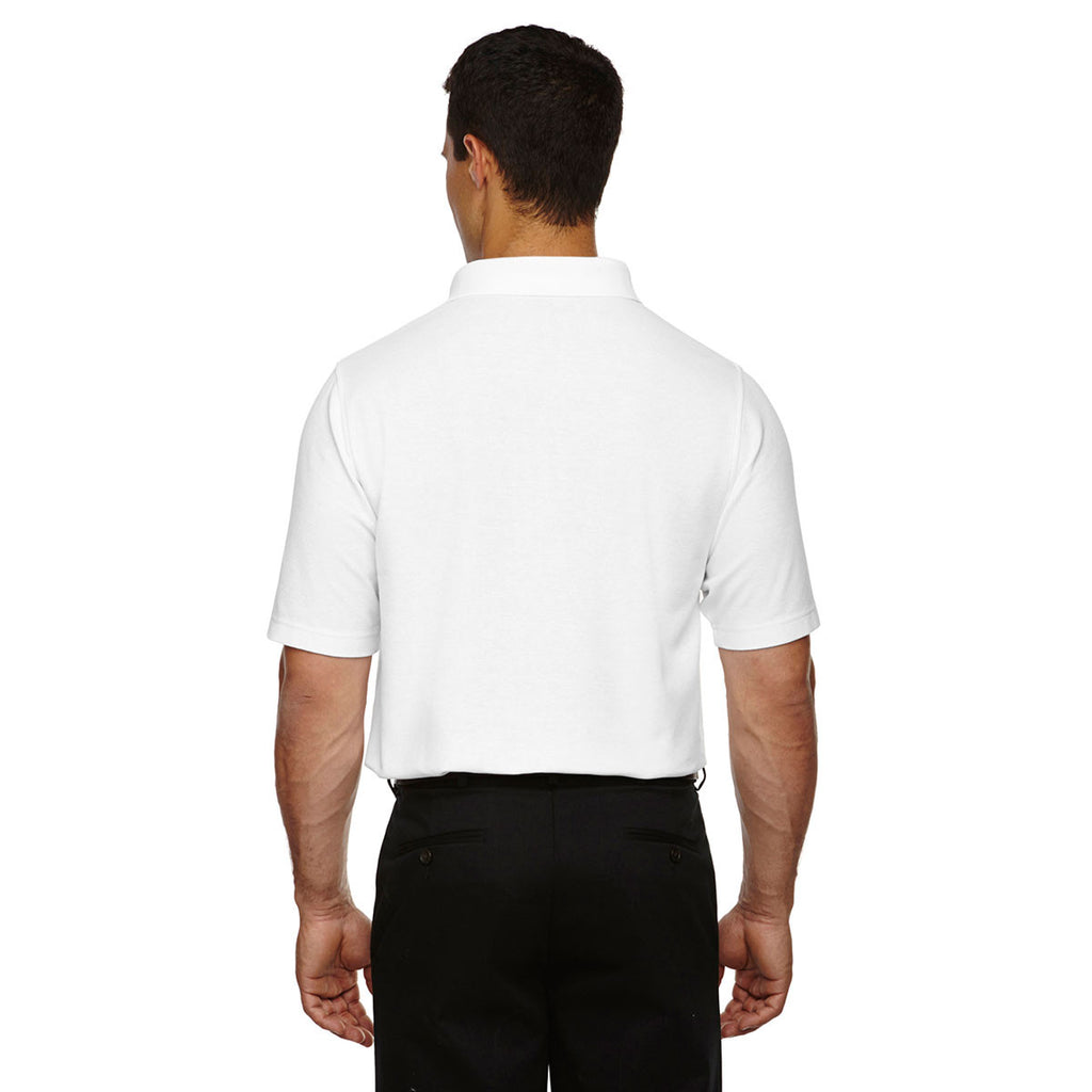 Devon & Jones Men's White Drytec 20 Performance Polo