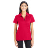 Devon & Jones Women's Red CrownLux Performance Polo