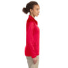 Devon & Jones Women's Red Stretch Tech-Shell Compass Full-Zip