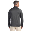 Devon & Jones Men's Dark Grey Heather Stretch Tech-Shell Compass Quarter-Zip