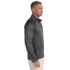 Devon & Jones Men's Dark Grey Heather Stretch Tech-Shell Compass Quarter-Zip