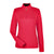 Devon & Jones Women's Red/Navy/Red Drytec 20 Performance Quarter-zip