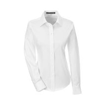 Devon & Jones Women's White Crown Collection Solid Stretch Twill