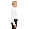 Devon & Jones Women's White Crown Collection Solid Stretch Twill