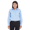 Devon & Jones Women's French Blue Crown Collection Royal Dobby Shirt