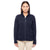 Devon & Jones Women's Navy Bristol Full-Zip Sweater Fleece Jacket