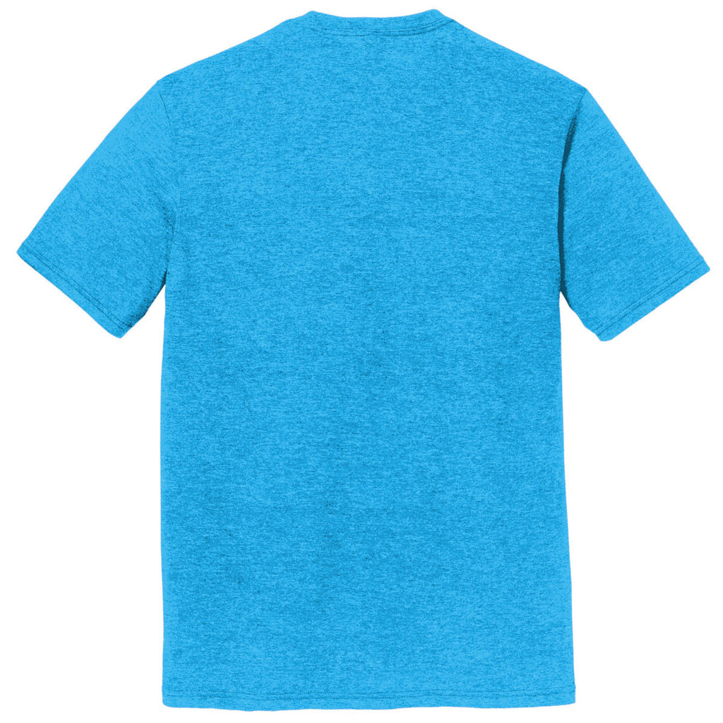 District Men's Turquoise Frost Perfect Tri DTG Tee