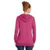 District Women's Heathered Pink Azalea Lightweight Fleece Hoodie