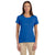 Devon & Jones Women's French Blue Perfect Fit Shell T-Shirt