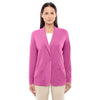 Devon & Jones Women's Charity Pink Perfect Fit Shawl Collar Cardigan