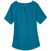 Devon & Jones Women's Dark Teal Perfect Fit Boat-Neck Blouse