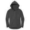 District Women's Charcoal Perfect Weight Fleece Full-Zip Hoodie