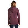 District Women's Heathered Loganberry Perfect Weight Fleece Full-Zip Hoodie