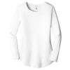 District Women's White Perfect Tri Long Sleeve