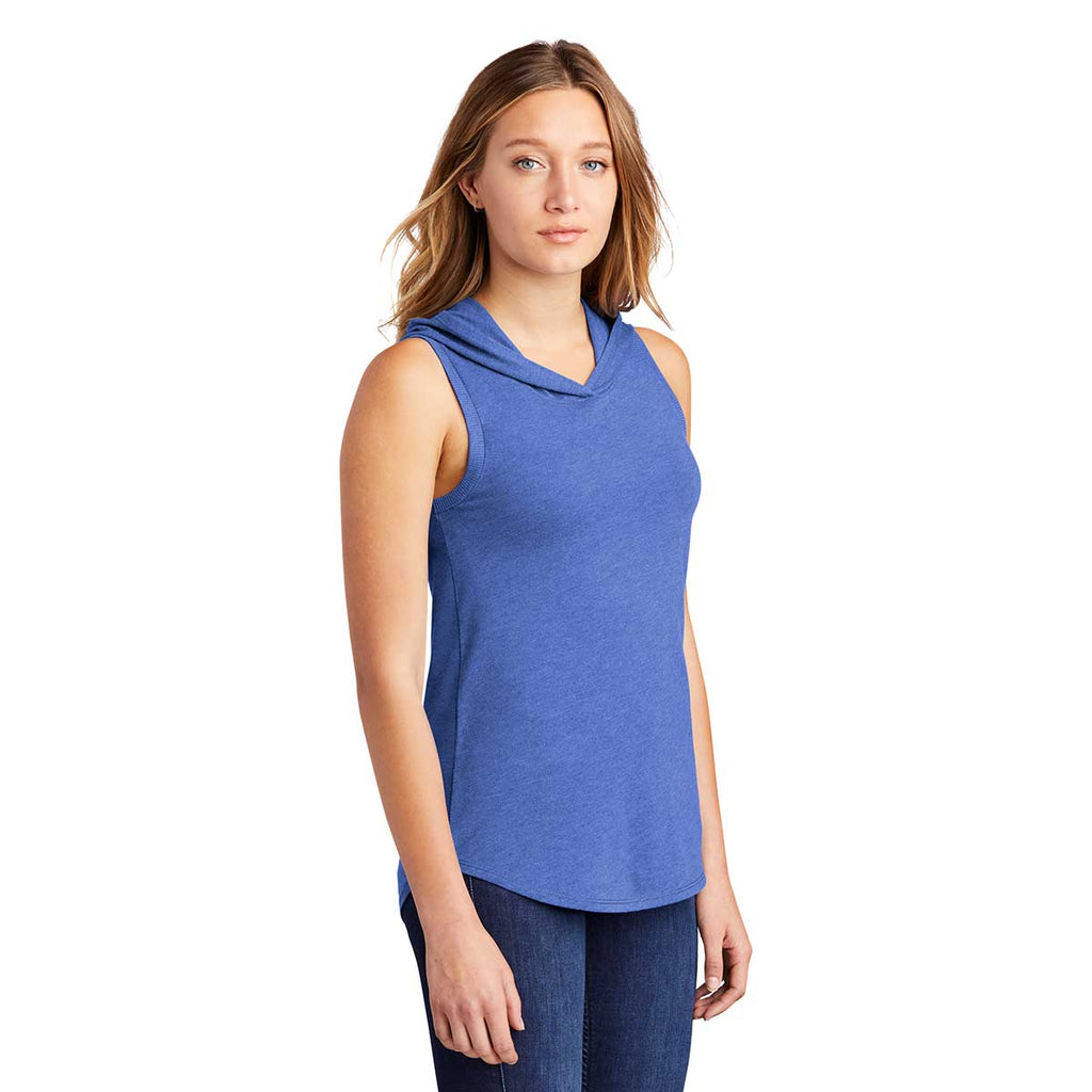 District Women's Royal Frost Perfect Tri Sleeveless Hoodie