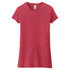 District Women's Red Frost Fitted Perfect Tri Tee