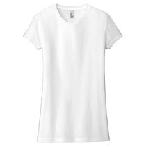 District Women's White Fitted Perfect Tri Tee