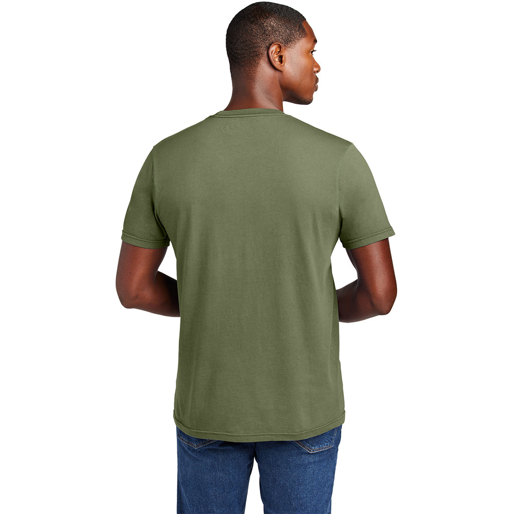 District Men's Olive Drab Green Wash Tee