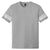 District Men's Heathered Nickel/White Game Tee