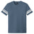 District Men's Heathered True Navy/White Game Tee