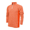 BAW Men's Orange Dry-Tek Quarter Zip