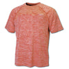 BAW Men's Orange Vintage Heather Dry-Tek Short Sleeve Shirt