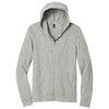 District Men's Light Grey Medal Full-Zip Hoodie