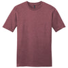 District Men's Heathered Cardinal Very Important Tee