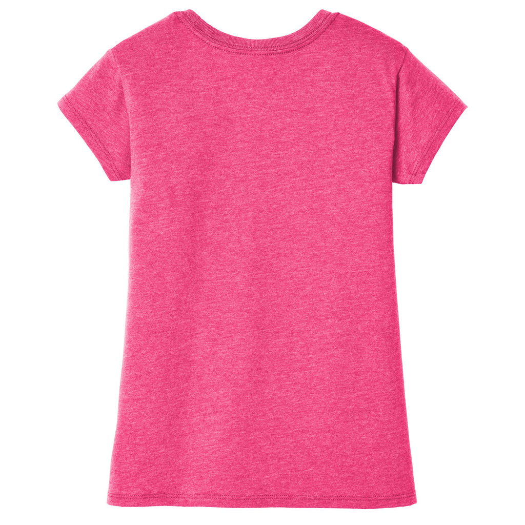 District Girl's Fuchsia Frost Very Important Tee