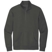 District Men's Charcoal V.I.T. Fleece Quarter Zip