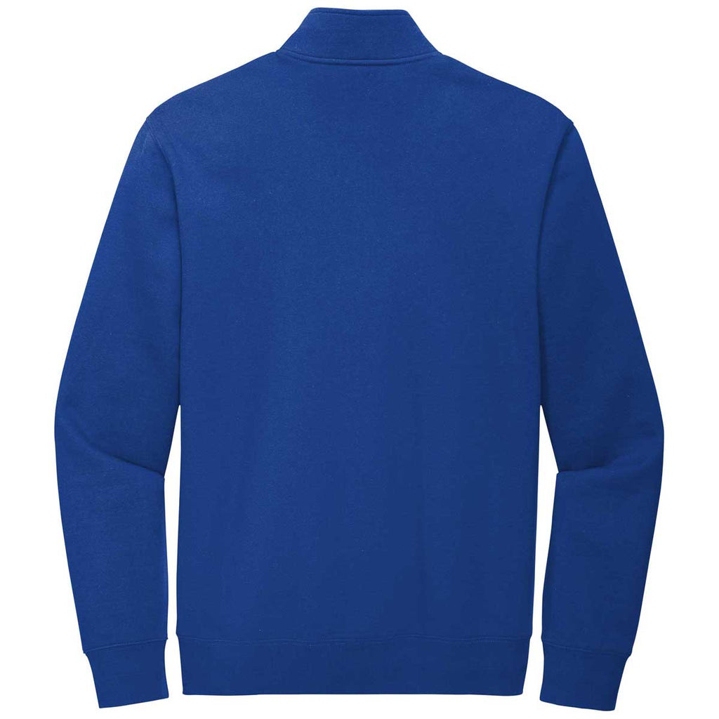 District Men's Deep Royal V.I.T. Fleece Quarter Zip