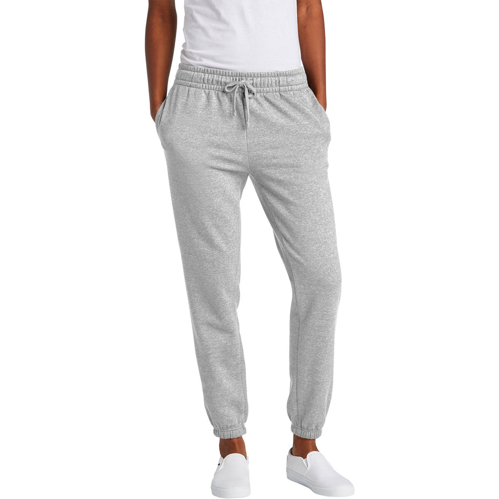 District Women's Light Heather Grey V.I.T. Fleece Sweatpant