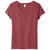 District Women's Cardinal Medal V-Neck Tee