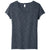 District Women's New Navy Medal V-Neck Tee