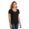 District Women's Black Flex Scoop Neck Tee