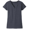 District Women's Heathered Navy Re-Tee V-Neck