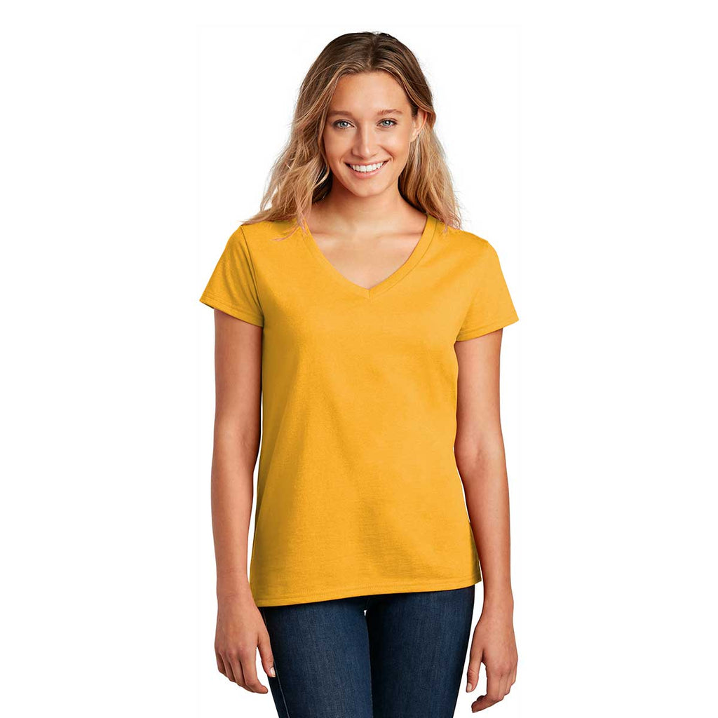 District Women's Maize Yellow Re-Tee V-Neck