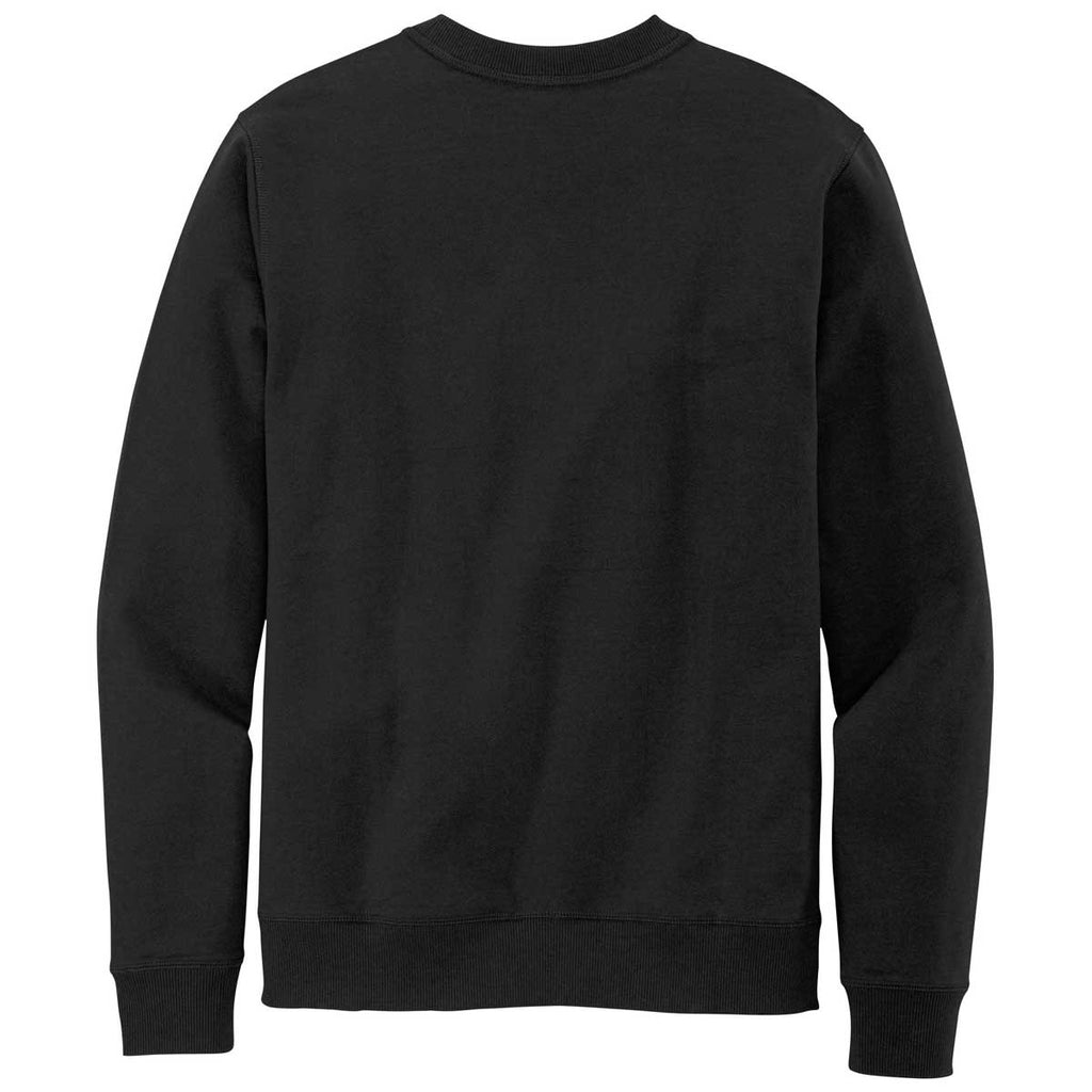 District Men's Black Re-Fleece Crew