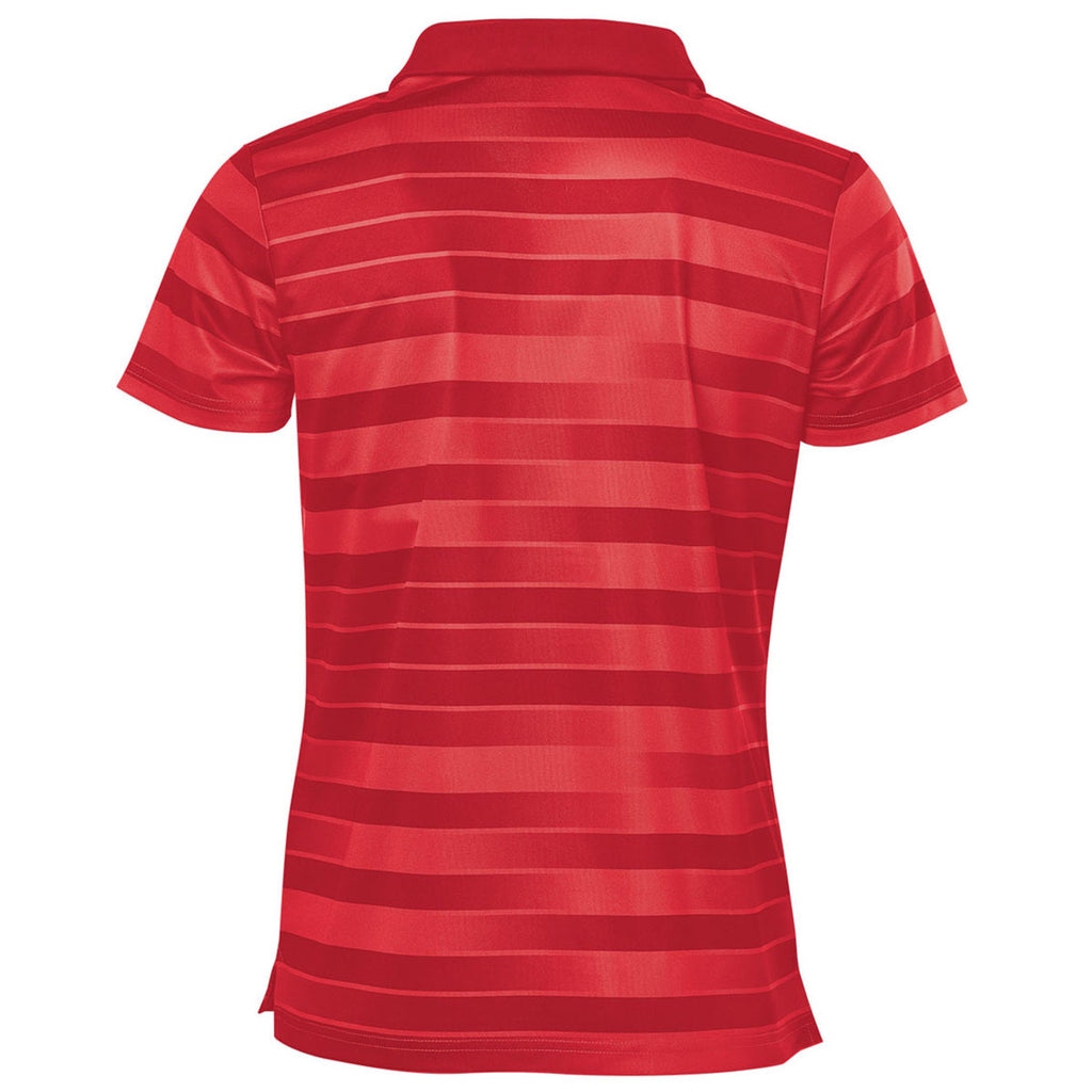 Stormtech Women's Bright Red Sienna Short Sleeve Polo