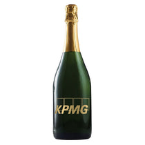 A+ Wines Green Etched CA Champagne Sparkling Wine with 1 Color Fill
