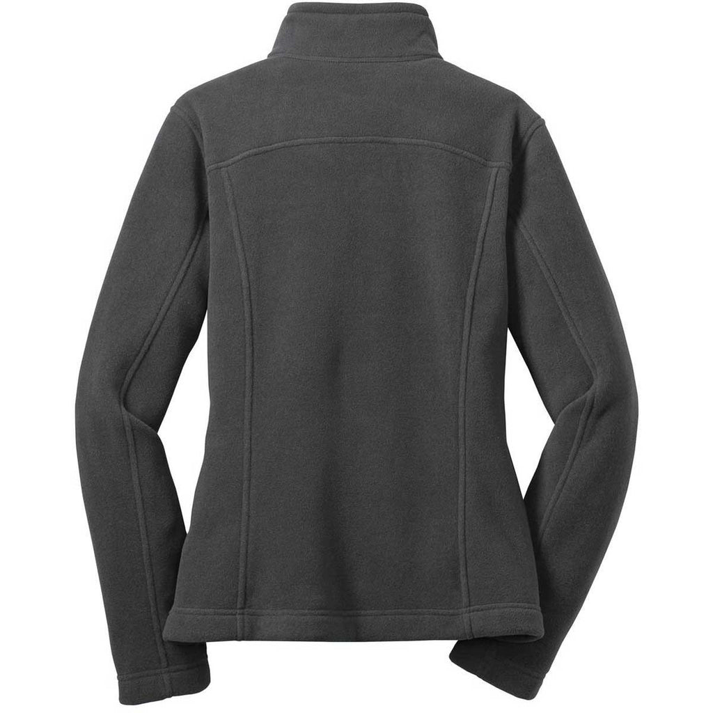 Eddie Bauer Women's Grey Steel Full-Zip Fleece Jacket