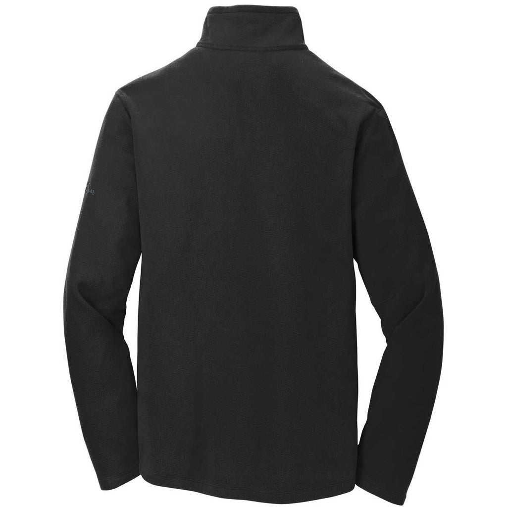 Eddie Bauer Men's Black Half Zip Microfleece Jacket