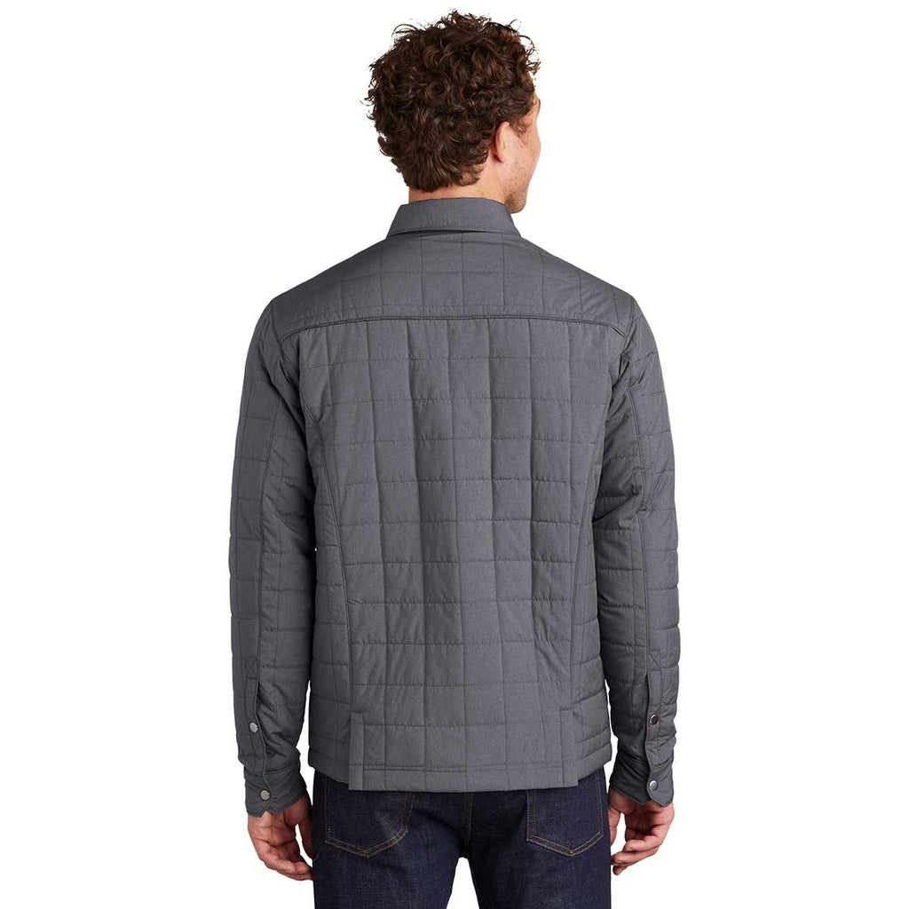 Eddie Bauer Men's Charcoal Grey Heather Shirt Jacket