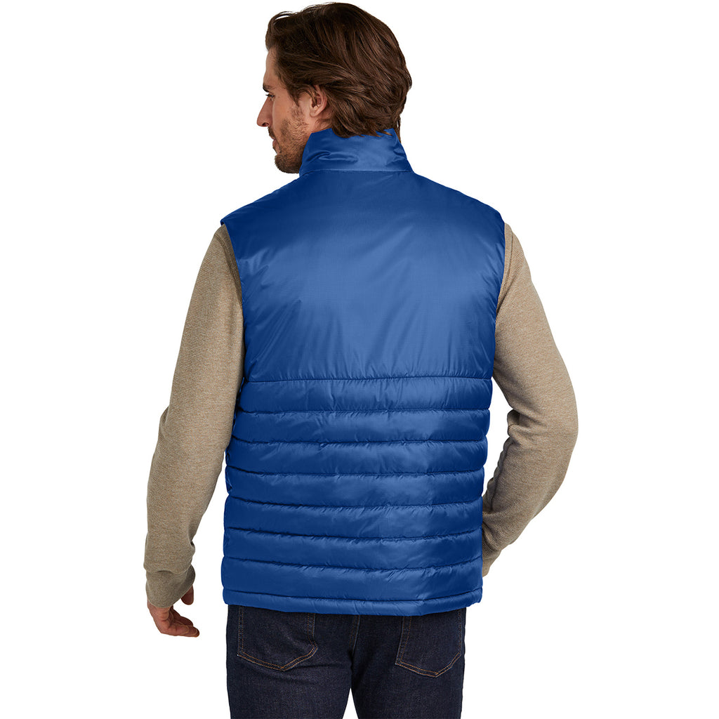 Eddie Bauer Men's Cobalt Blue Quilted Vest