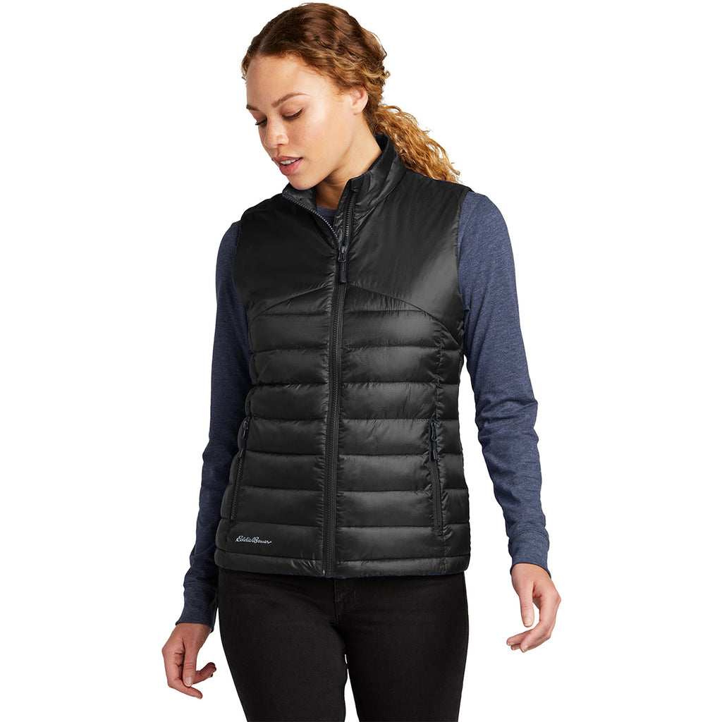 Eddie Bauer Women's Deep Black Quilted Vest