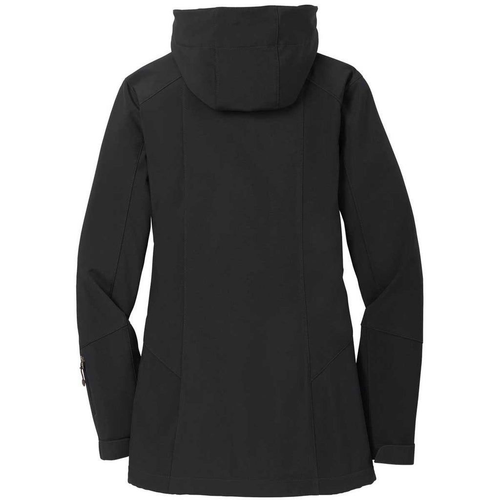 Eddie Bauer Women's Black Hooded Softshell Parka