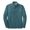 Eddie Bauer Men's Gulf Teal L/S Performance Fishing Shirt