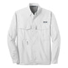 Eddie Bauer Men's White L/S Performance Fishing Shirt